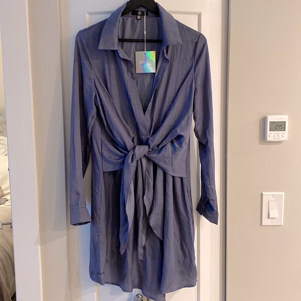 Missguided spring satin dress. Brand new - size US8